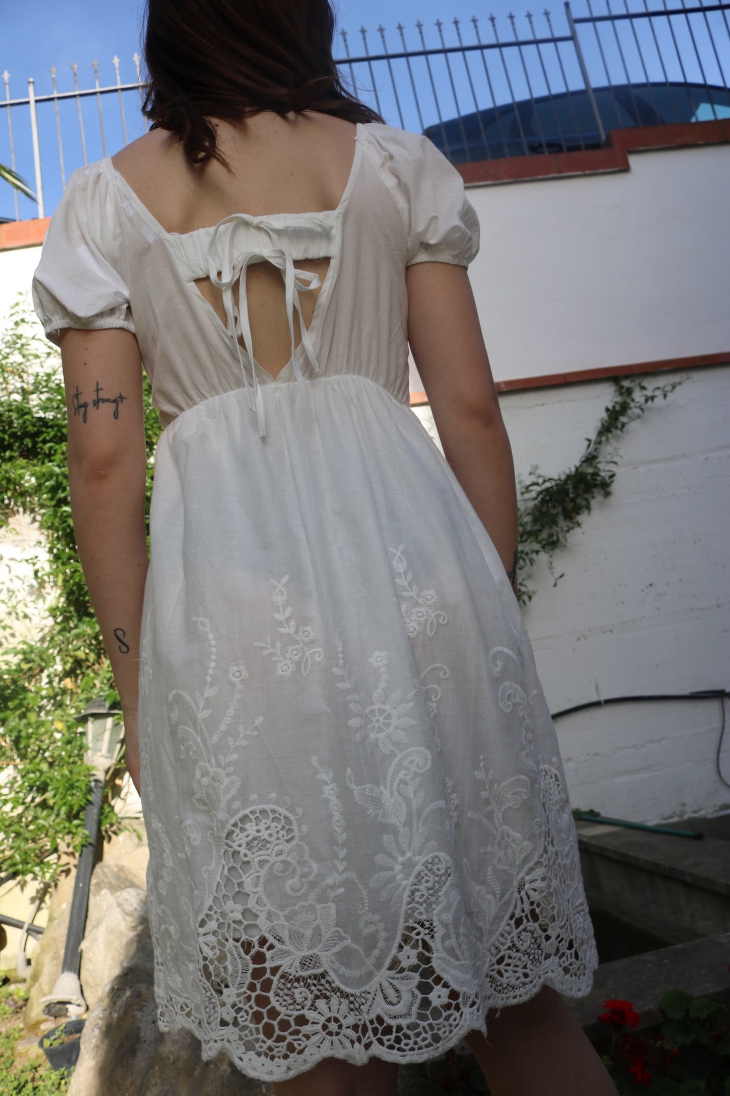 Miniabito in cotone stile Positano