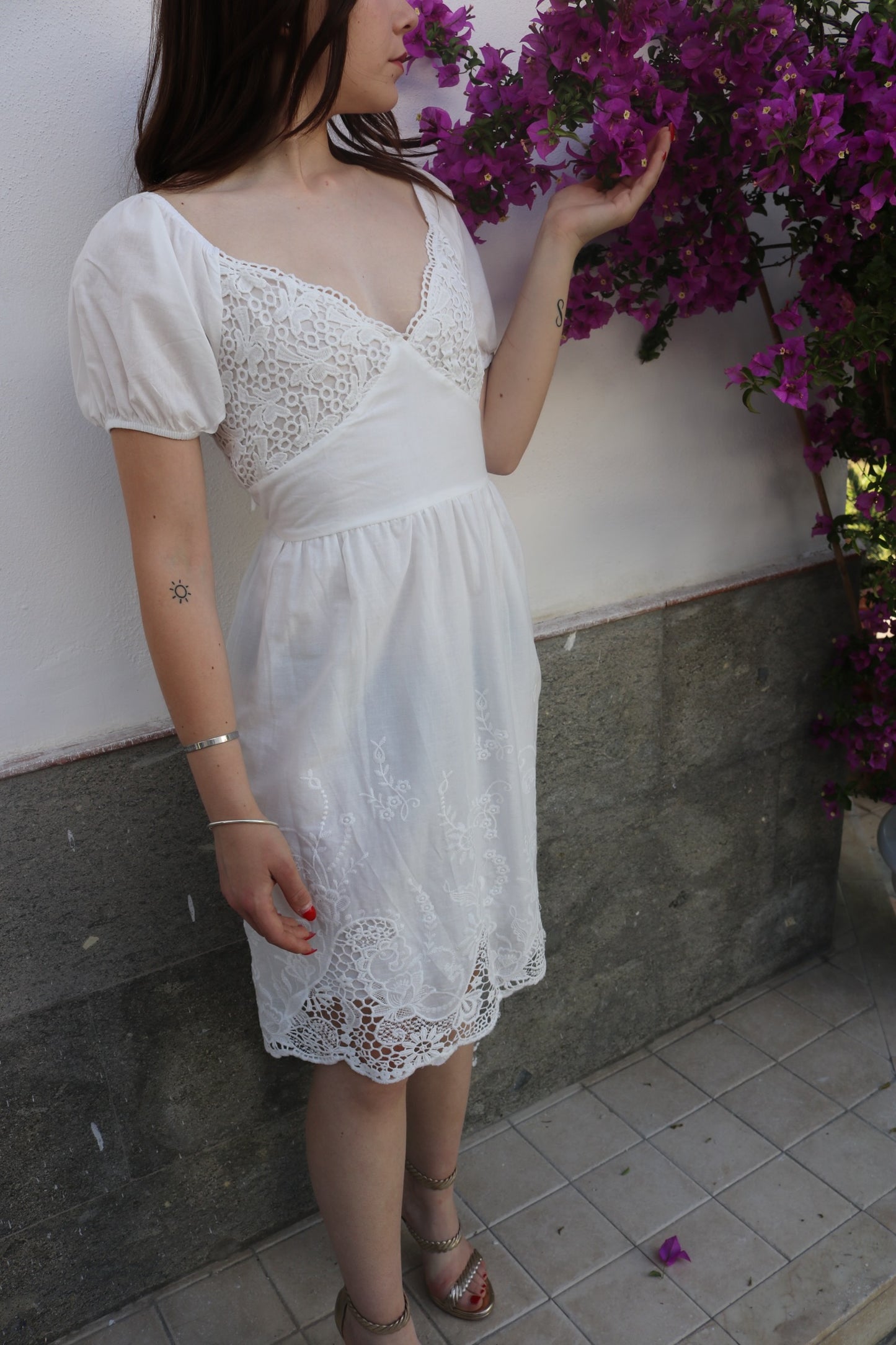 Miniabito in cotone stile Positano
