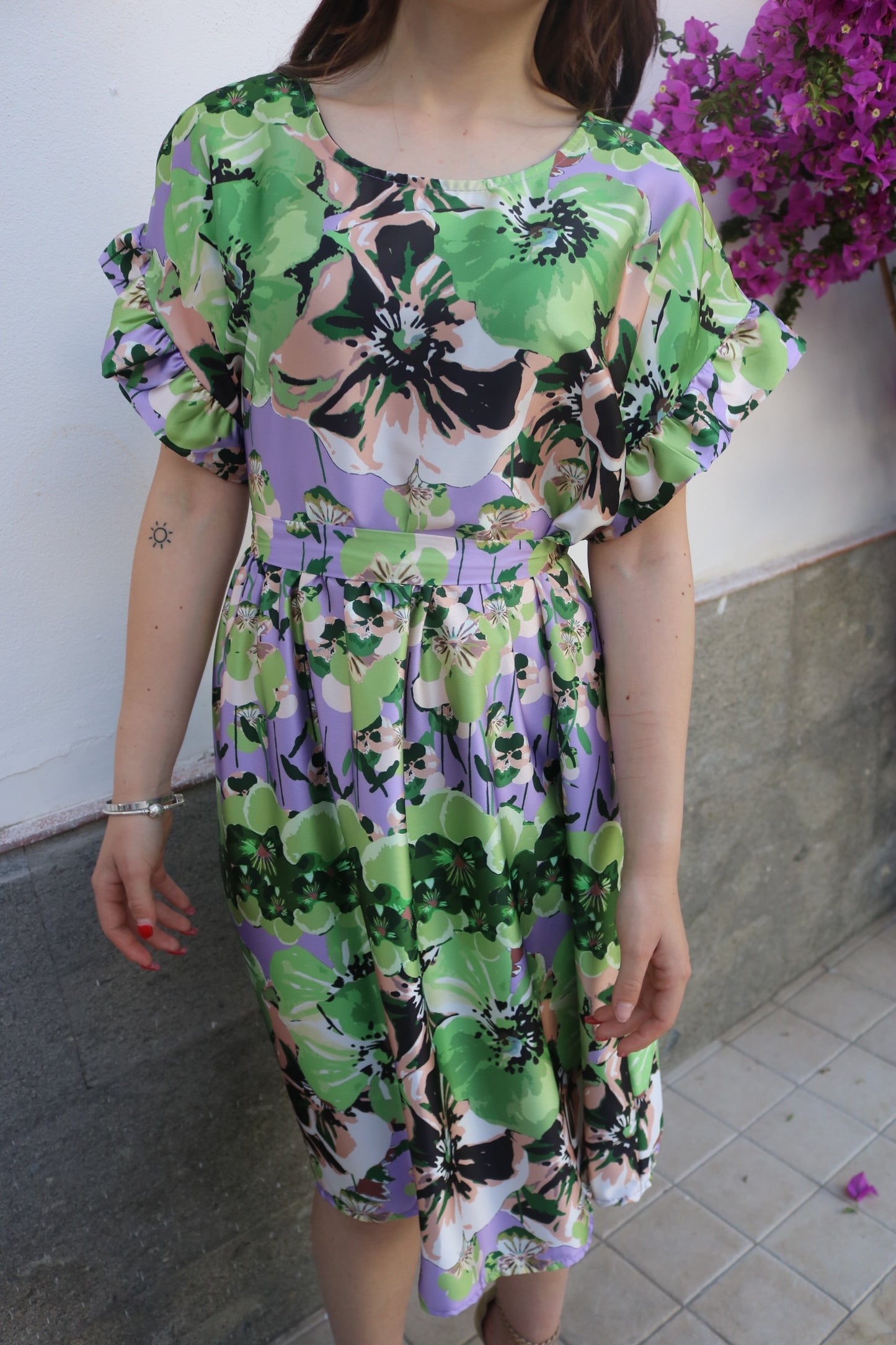 Miniabito fantasia floreale Chicka Girl